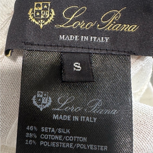 Loro Piana Cream Silk Midi Skirt, Size S - Picture 11 of 11